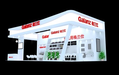 72平米展臺(tái)設(shè)計(jì)制作：三面開口/現(xiàn)代/木質(zhì)結(jié)構(gòu)/白色，為綜合展展商而作（免費(fèi)使用）