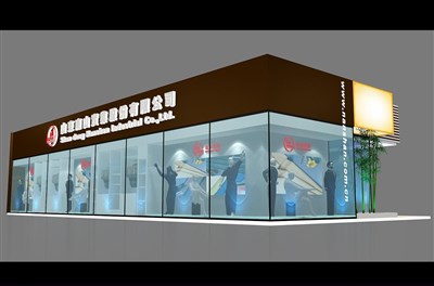 171平米展臺(tái)設(shè)計(jì)制作：二面開口/現(xiàn)代/木質(zhì)結(jié)構(gòu)/咖啡色，為服裝展展商而作（免費(fèi)使用）