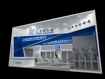 54平米展臺(tái)設(shè)計(jì)制作：一面開口/現(xiàn)代/木質(zhì)結(jié)構(gòu)/白色，為紡織展展商而作（免費(fèi)使用）