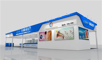 126平米展臺設(shè)計(jì)制作：三面開口/現(xiàn)代/木質(zhì)結(jié)構(gòu)/白色，為綜合展展商而作（免費(fèi)使用）