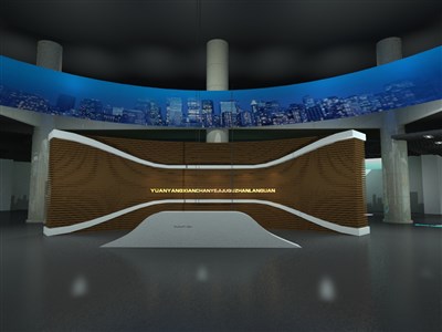 1080平米展廳設(shè)計(jì)制作：前衛(wèi)/咖啡色，產(chǎn)品類展廳-原陽展廳（免費(fèi)使用）
