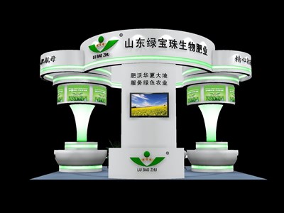 36平米展臺設(shè)計制作：四面開口/現(xiàn)代/木質(zhì)結(jié)構(gòu)/白色，為化工展展商而作（免費使用）