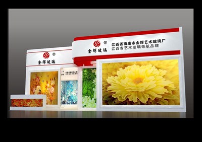 63平米展臺設(shè)計制作：一面開口/現(xiàn)代/木質(zhì)結(jié)構(gòu)/白色，為建材展展商而作（免費(fèi)使用）