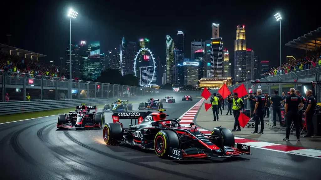 Audi larga fora do top-10 e enfrenta sprint difícil em Singapura