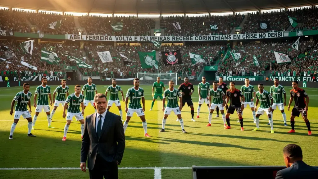 Abel Ferreira Volta e Palmeiras Recebe Corinthians em Crise no Dérbi